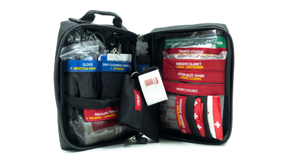 Uncharted Supply Co. First Aid Pro, Black, BA-F9A-U-BK