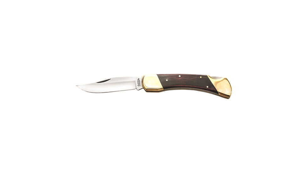Uncle Henry Bear Paw Folding Knife, 3.625 in, 7Cr17Mov Stainless Steel, Plain Edge, Wood Handle, LB7CP
