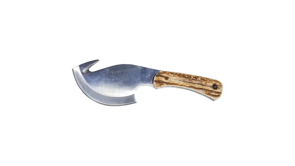 Uncle Henry Knife Stag Gut Hook 3.5'' Blade W/d2 Steel