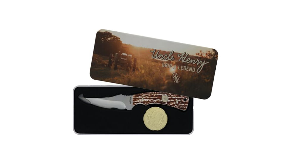 Uncle Henry Knife Sharpfinger Challenge Coin Promo Q4 26<
