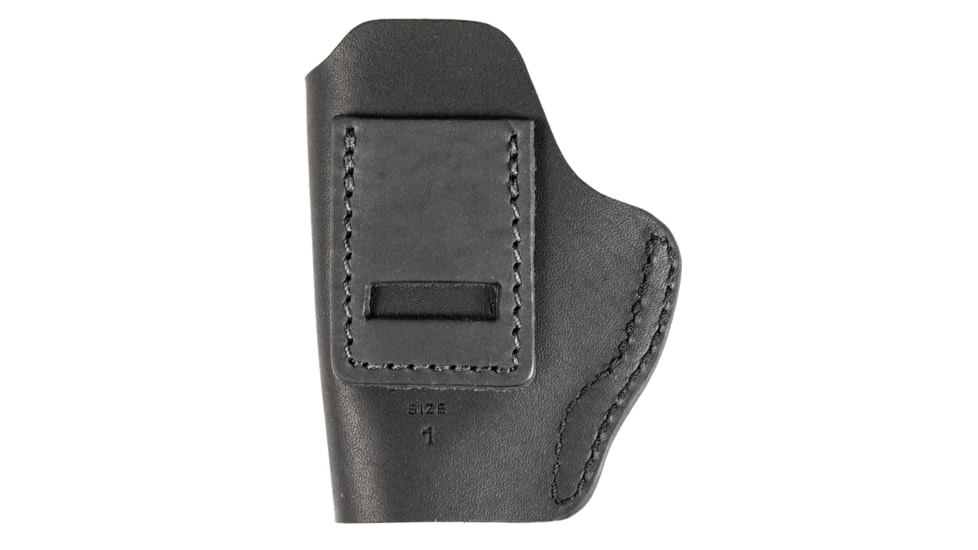 Uncle Mike's IWB Leather Belt Size 01 Holster, Walther PPK, Right Hand, Matte Black, UMIWB1MBLR