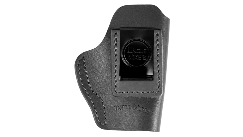 Uncle Mike's IWB Leather Belt Size 01 Holster, Walther PPK, Right Hand, Matte Black, UMIWB1MBLR