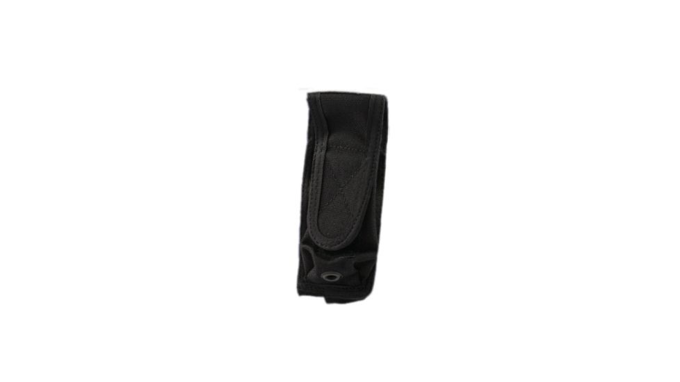 Uncle Mike's Law Enforcement Single Pistol Mag Case w/ Flap, Black