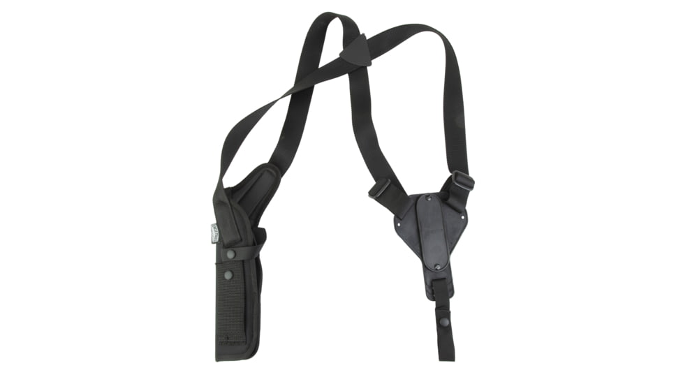 Uncle Mike's Vertical, Shoulder Holster, Right Hand, Black, Open End, Kodra Nylon 83051A