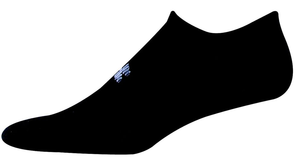 Under Armour 9-11 UAW No Show Liner 4 Pk U310-BLK-MD