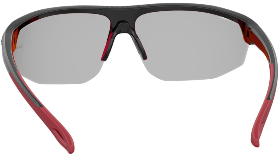 Under Armour Clutch Sunglasses with Matte Black/Grey Frame and Infrared Mirror Lens, Medium, UA0002GS 807-B3
