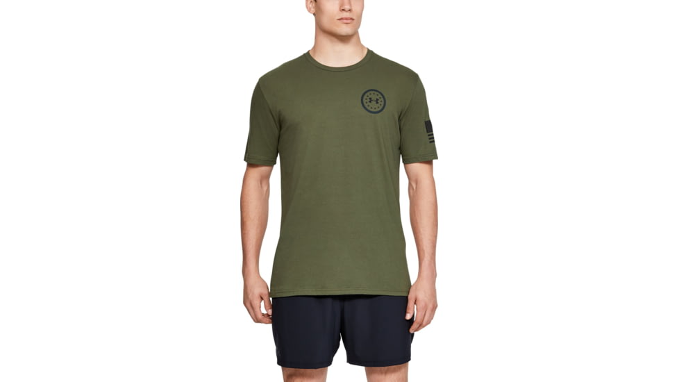Under Armour Freedom By 1775 T-Shirt - Mens, Marine OD Green, 2X-Large, 13435513902X