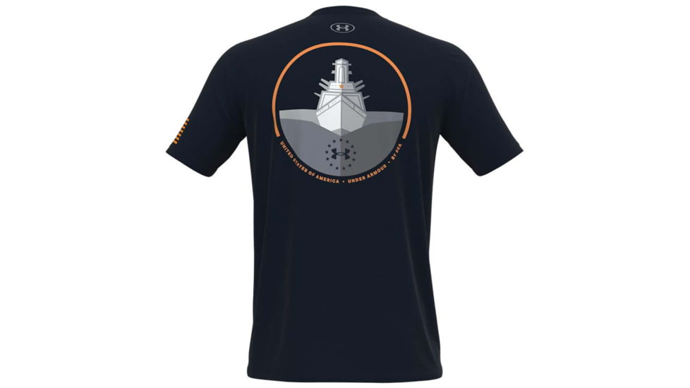 Under Armour Freedom By Sea T-Shirt - Mens, Academy, Extra Large, 1362056408XL