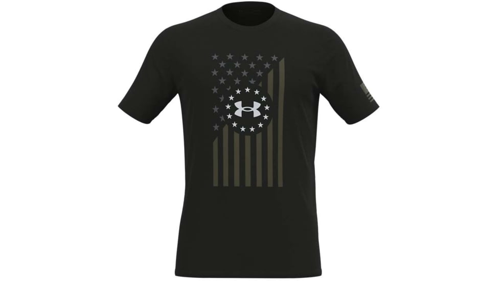 Under Armour Freedom CAP Flag T-Shirt - Mens, Baroque Green, Small, 1365053310SM