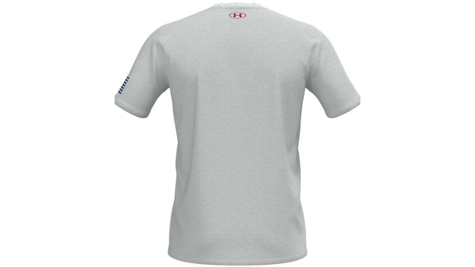 Under Armour Freedom CAP USA T-Shirt - Mens, White, Small, 1365051100SM