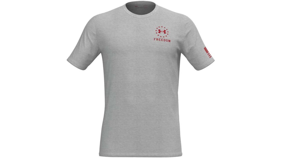 Under Armour Freedom Eagle T-Shirt - Mens, White, Extra Large, 1362051100XL