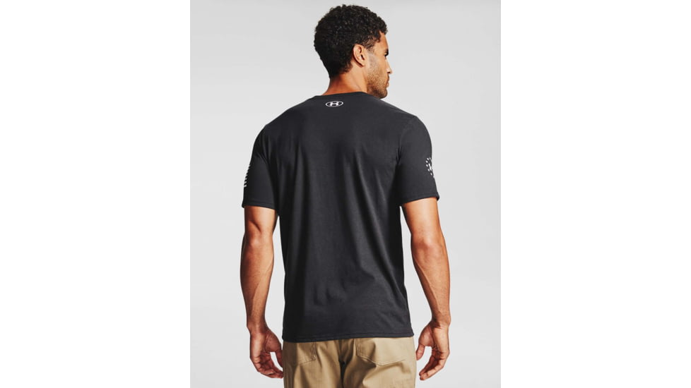 Under Armour Freedom New BFL T-Shirt - Mens, Black, Large, 1358039001LG