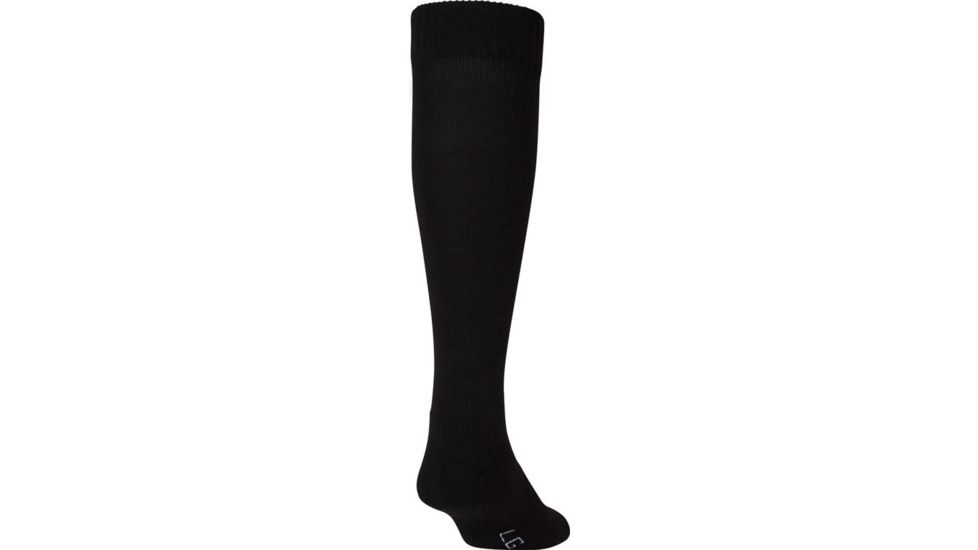 Under Armour Heatgear Boot Socks, Black, Large