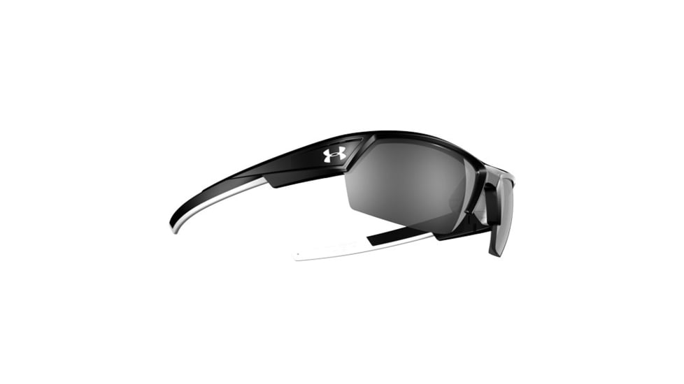 Under Armour Igniter 2.0, Black/White Frame w/White Rubber, Gray Lens, U8600051-001001