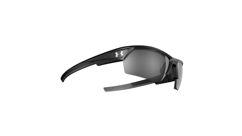 Under Armour Igniter 2.0,Satin Black w/Black Rubber,Gray Polarized Len, U8600051-010108