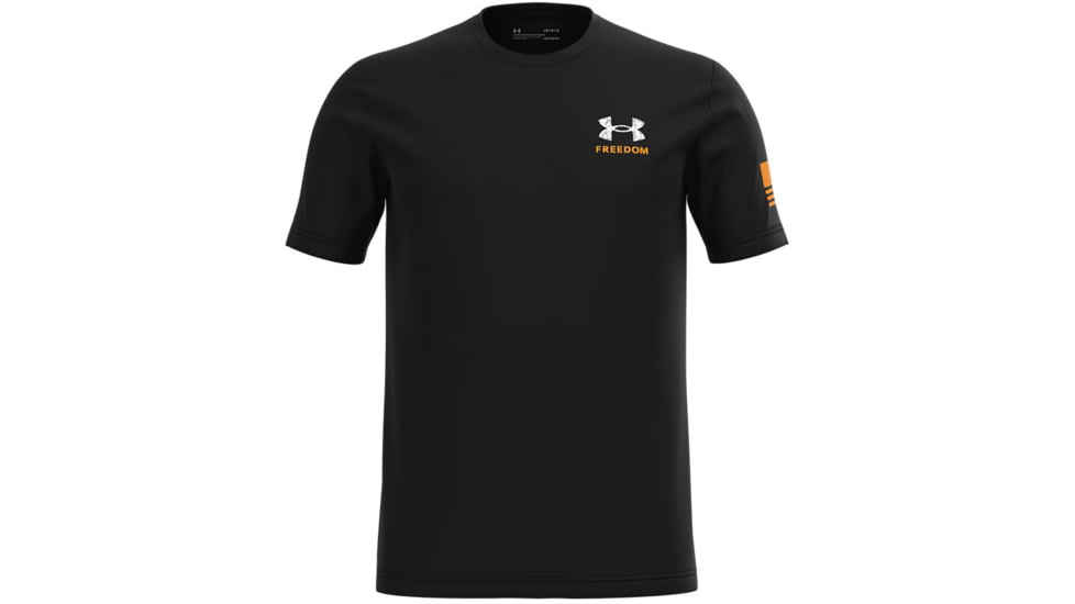 Under Armour New Freedom By Land T-Shirt - Mens, Black, 2XL, 13654340012X