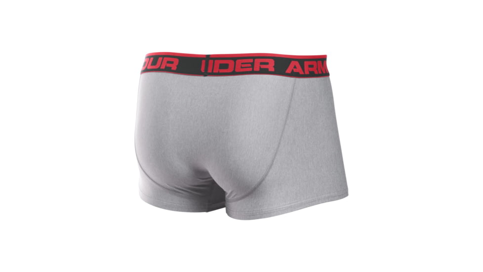 Under Armour O-series 3inch Boxer Jock, True Gray Heather - 1277237025XL