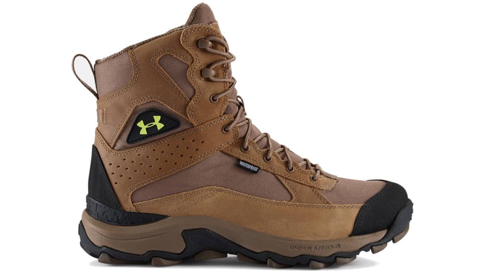 Under Armour Speed Freak Bozeman Hiking Boot - Men's-Uniform/Blk/Velocity-Extra Wide-9.5