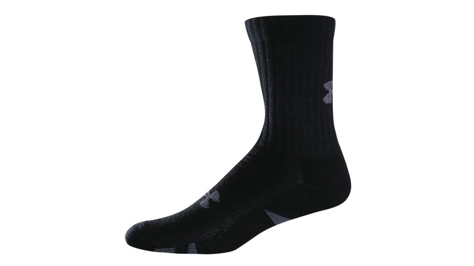 Under Armour Ua 3943 Md Blk 13 15 Ua 4 Pack Crew Black