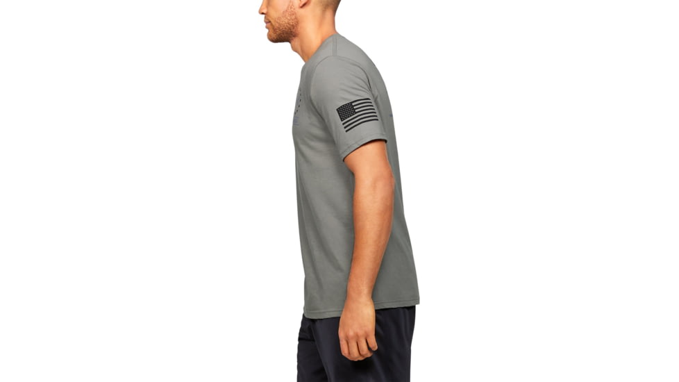 Under Armour UA Freedom By Land T-Shirt - Mens, Gravity Green, 2X-Large, 13521563882X