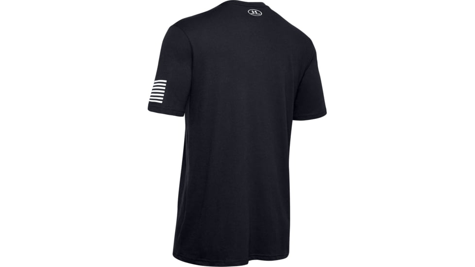 Under Armour UA Freedom Chest T-Shirt - Mens, Black, 2X-Large, 13333540012X