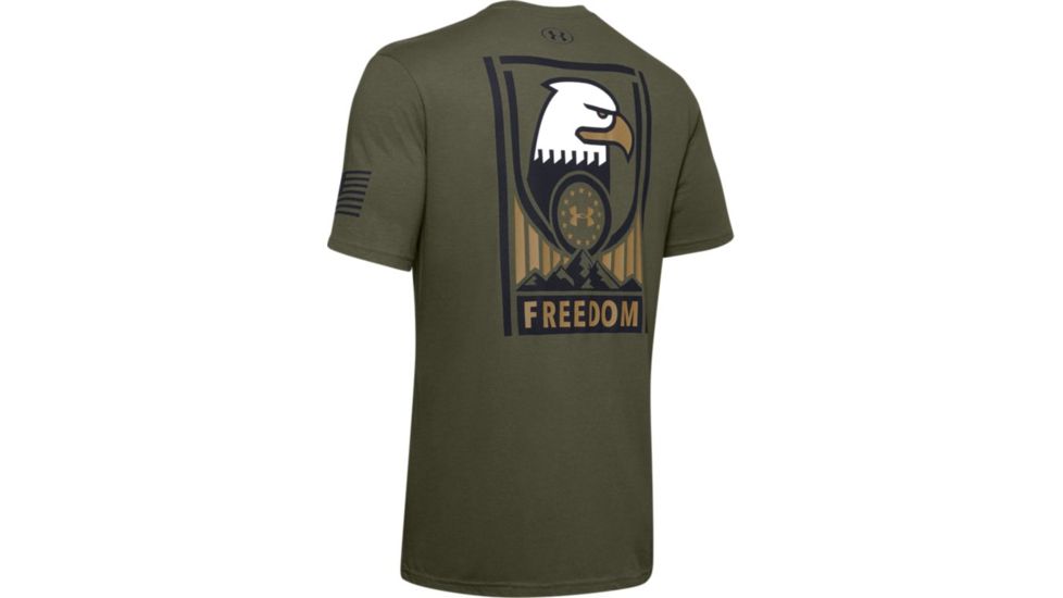 Under Armour UA Freedom Sentinel T-Shirt - Mens, Medium, Marine OD Green, 1352152390MD