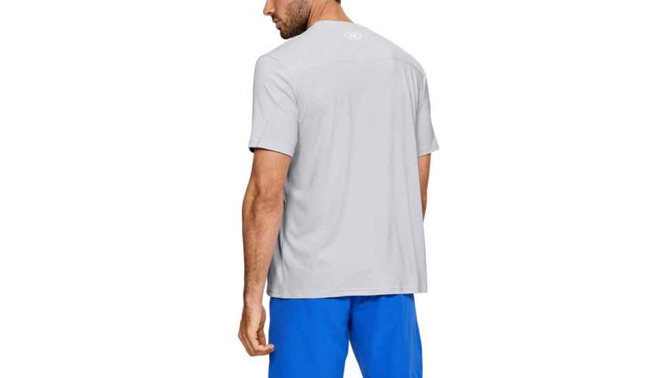 Under Armour UA Iso-Chill Stacked Short Sleeve T-Shirt - Mens, 2XL, Halo, 13538970142X