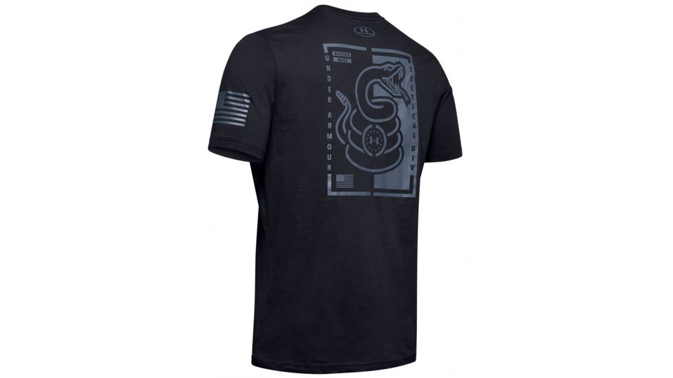 Under Armour UA Mission Made Snake T-Shirt - Men's, 2XL, Black, 13433550012X