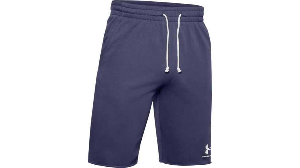 Under Armour UA Sportstyle Terry Shorts - Mens, 2XL, Blue Ink, 13292884972X