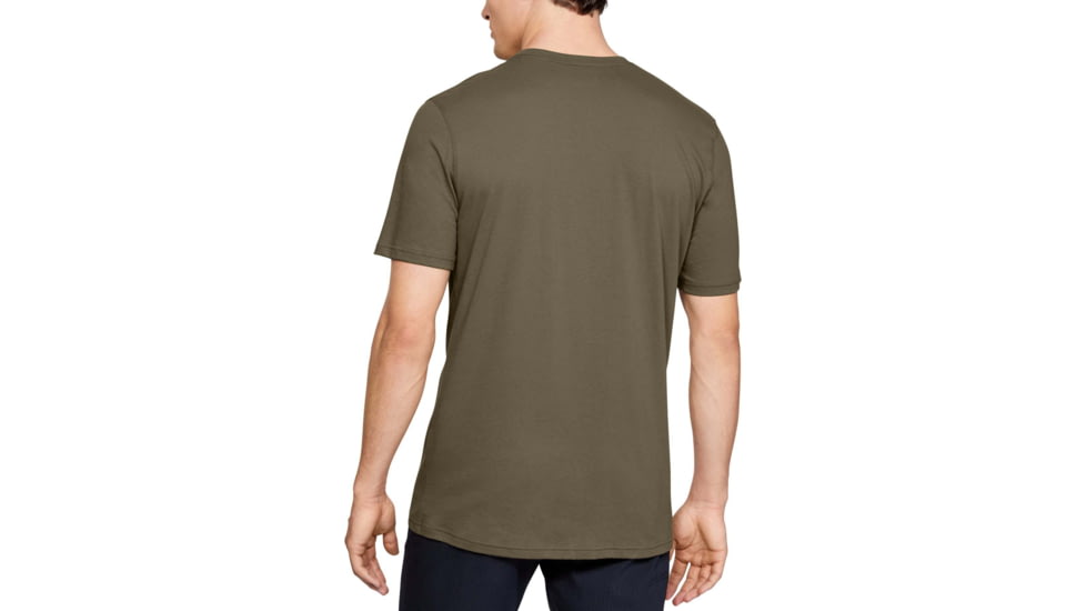 Under Armour UA Tactical Cotton T-Shirt - Mens, Federal Tan, Small, 1351776499SM