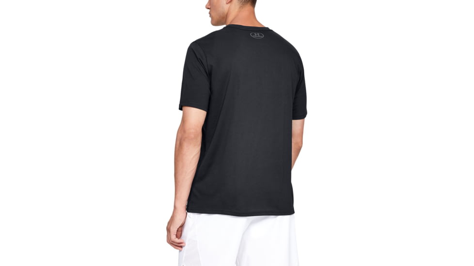 Under Armour UA Team Issue Wordmark Short Sleeve Shirt - Mens, Extra Large, Black, 1329582001XL