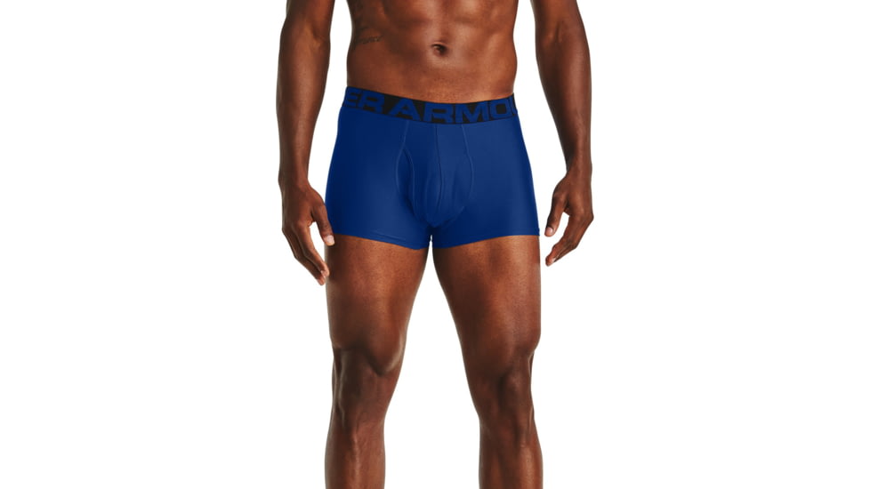 Under Armour UA Tech 3in Boxer 2 Pack - Mens, Royal, 5XL, 13636184005X