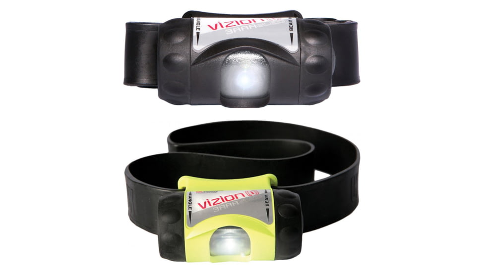 Underwater Kinetics 3AAA Vizion eLED Headlamp, Black, Yellow