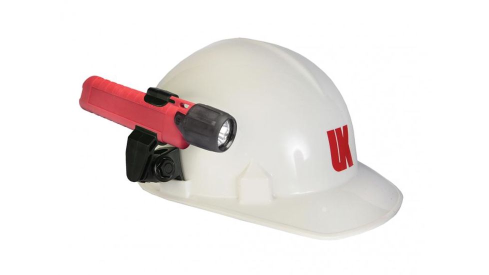 Underwater Kinetics 4AA eLED - Herculite, Red/Black Retail single pack, Girl side label, tail switch, with batteries, Red 514617