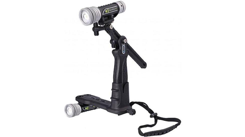 Underwater Kinetics Aqualite Duo LED Lighting Kit,Black,1200 Lumens,2x Lithium UK12416