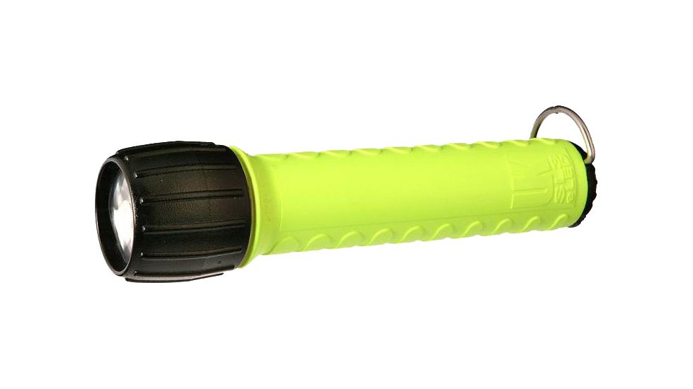 Underwater Kinetics SL3 eLED 98 Lumens Flashlight, Safety Yellow, No Batteries - Clam Pack