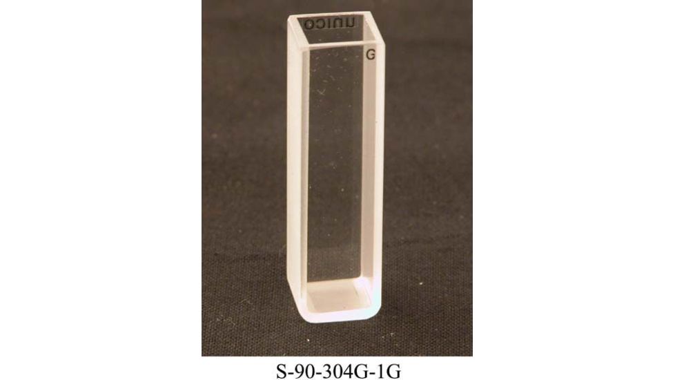 UNICO Glass, Square, 10mm pathlength, 3.5ml capacity, Vis Only, each 