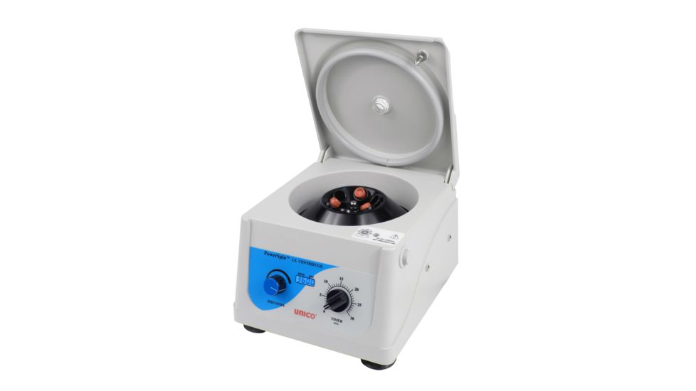 UNICO Powerspin Centrifuge, 8 x 10ml Digital Speed 300-4000 RPM, 110V, 8 Place 10ml tubes, C858D