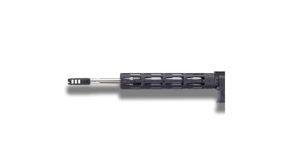 Unique-ARs Bullets AR-15 Handguard, Cerakote Armor Black/Anodize Black, 12in bullet12