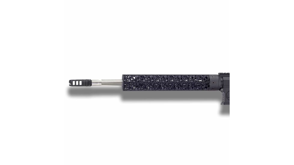 Unique-ARs Juliette Handguard with Dolos Locking Ring, Cerakote Armor Black, 12 in dolosjuliette12