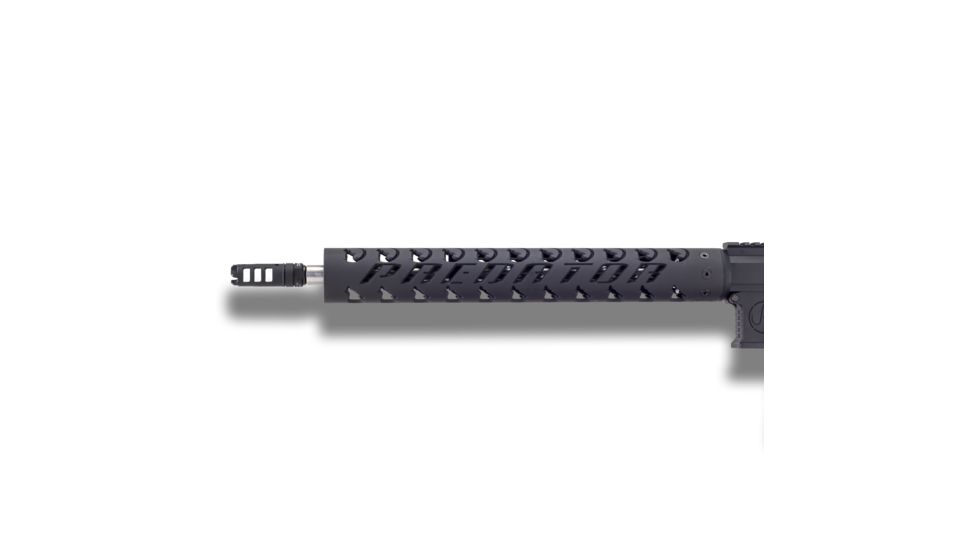 Unique-ARs Predator AR-15 Handguard, Cerakote Armor Black/Anodize Black, 15in predator15