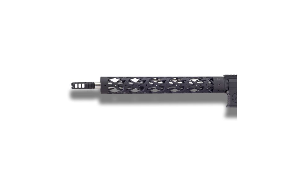 Unique-ARs Razor AR-15 Handguard, Cerakote Armor Black/Anodize Black, 15in razor15