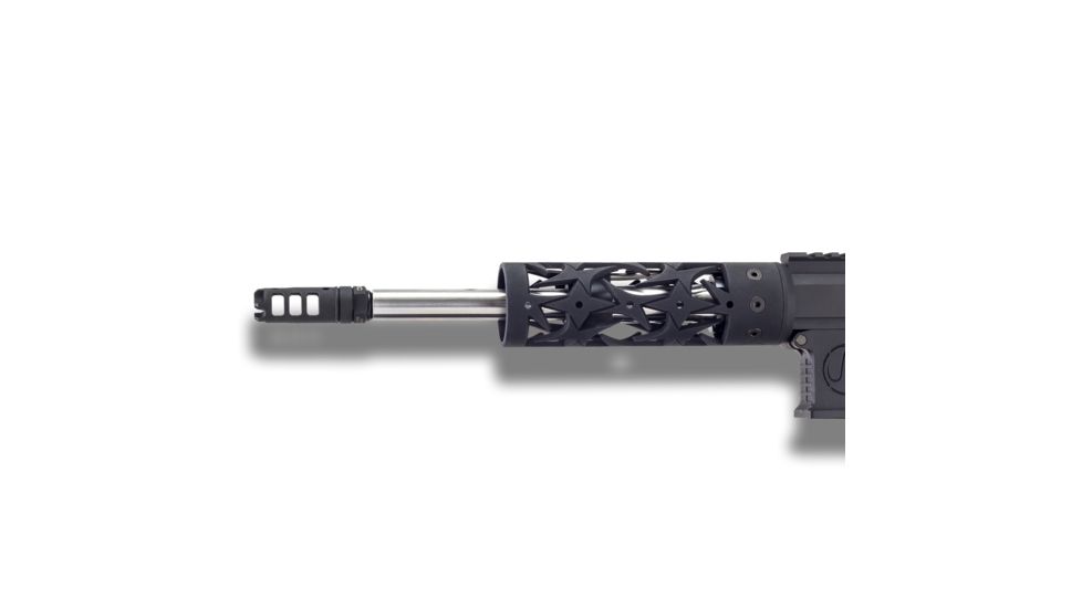 Unique-ARs Razor AR-15 Handguard, Cerakote Armor Black/Anodize Black, 7in razor7