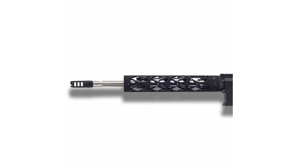 Unique-ARs Razor Handguard with Dolos Locking Ring, Cerakote Armor Black, 12 in dolosrazor12