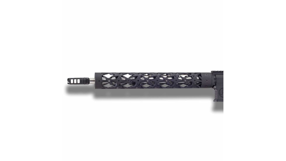 Unique-ARs Razor Handguard with Dolos Locking Ring, Cerakote Armor Black, 15 in dolosrazor15