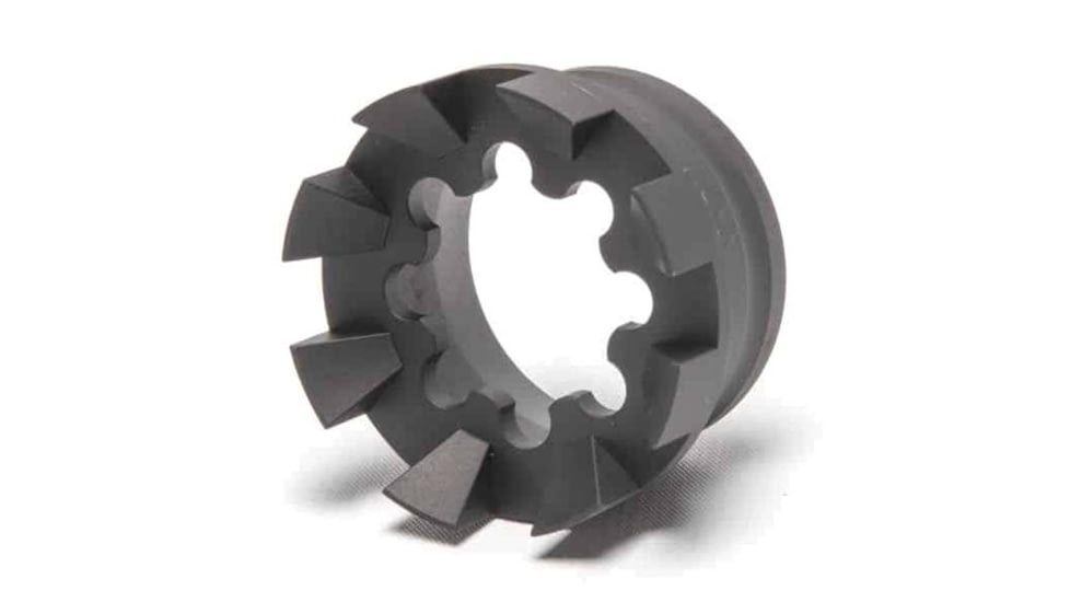 Unique-ARs Sprocket Cap - Spiked, Anodize Black, sprocketscap