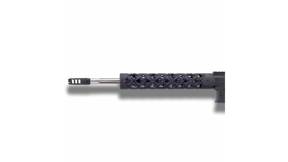 Unique-ARs Vegas Handguard with Dolos Locking Ring, Cerakote Armor Black, 12 in dolosvegas12