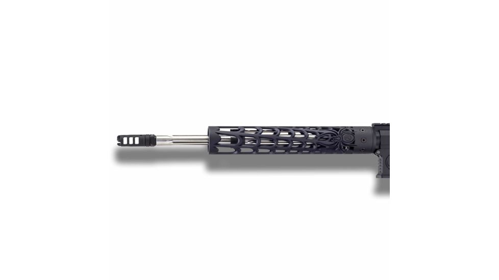 Unique-ARs Web Handguard with Dolos Locking Ring, Cerakote Armor Black, 12 in dolosweb12