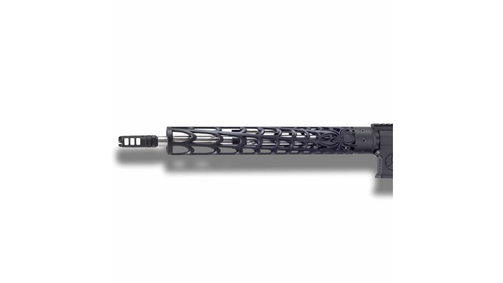 Unique-ARs Web Handguard with Dolos Locking Ring, Cerakote Armor Black, 15 in dolosweb15
