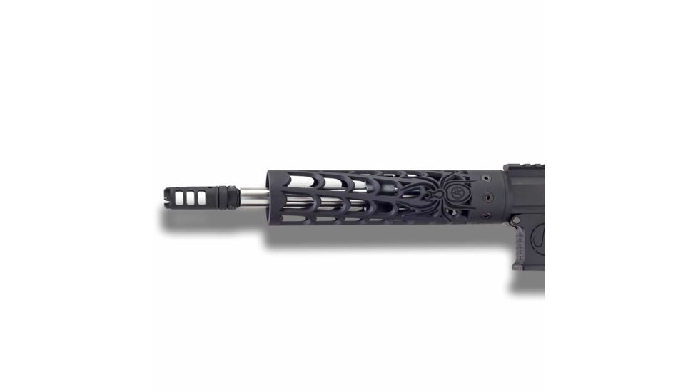 Unique-ARs Web Handguard with Dolos Locking Ring, Cerakote Armor Black, 9 in dolosweb9